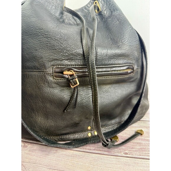 JEROME DREYFUSS ALAIN Bucket Black Large Leather Convertible Created in France - Picture 17 of 17